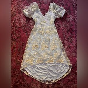 Lulus Embroidered Dress